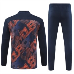 Olympique de Marseille Tréninkový Mikina 2024-25 Navy Čtvrt Zip
